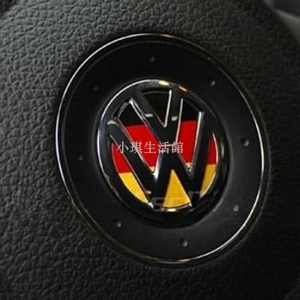 熱銷 VW 國旗貼方向盤貼+輪胎貼 GTI polo golf tiguan Beetle passat A0044琪