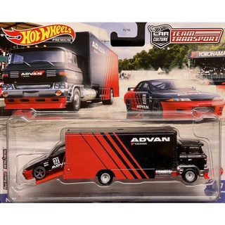 -78車庫- Hot Wheels風火輪 運輸車 #27 Nissan Skyline GTR R32 Advan 拖車