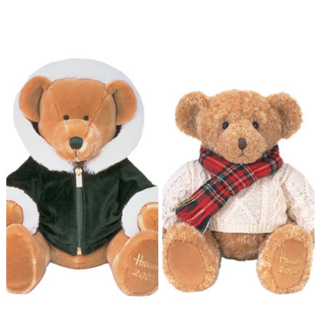 Harrods 哈洛氏～經典聖誕年度熊1995～2006年度單隻 泰迪熊～絕版限量，國外版，不是台灣版，腳上無繡中文生肖