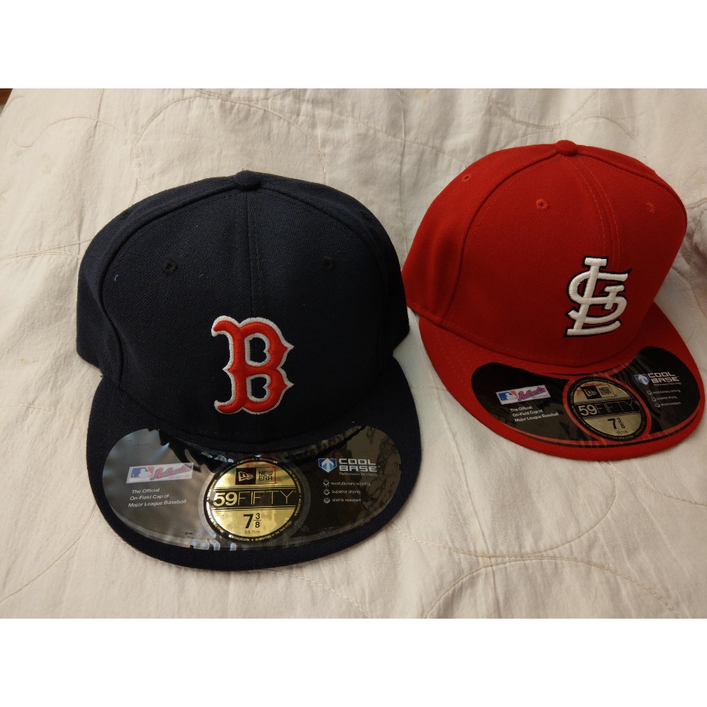 現貨 NEW ERA 美國製 7 3/8 頭圍 58.7公分 MLB Authentic 紅襪 紅雀隊 球員版棒球帽