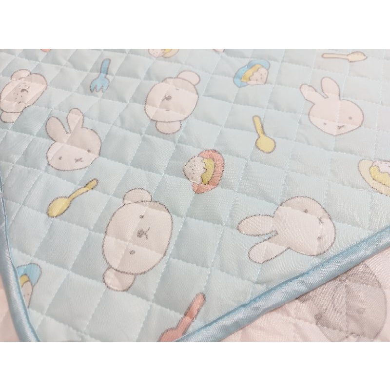 Miffy 米飛兔 日本西川 兒童款 接觸涼感 床墊保潔墊/保護墊 床墊套床單 遊戲墊70*120cm 三色 現貨