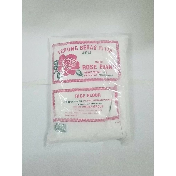 【Mulia Raya】印尼 Tepung Beras Putih Cap Rose Brand 500gr 米粉