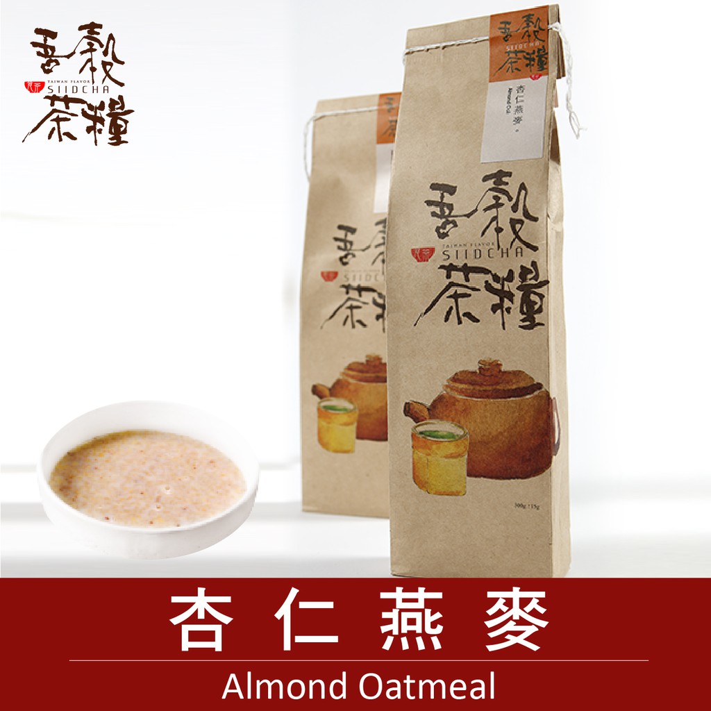 【吾穀茶糧 SIIDCHA】杏仁燕麥-300g/包 Almond Oatmeal