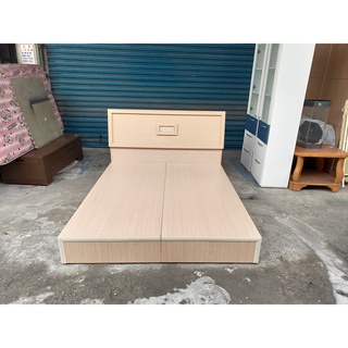 【安鑫】~白橡色5尺雙人5X6.2呎(床頭片+床底)床組床架床板床底床台木箱木床箱~【A119】
