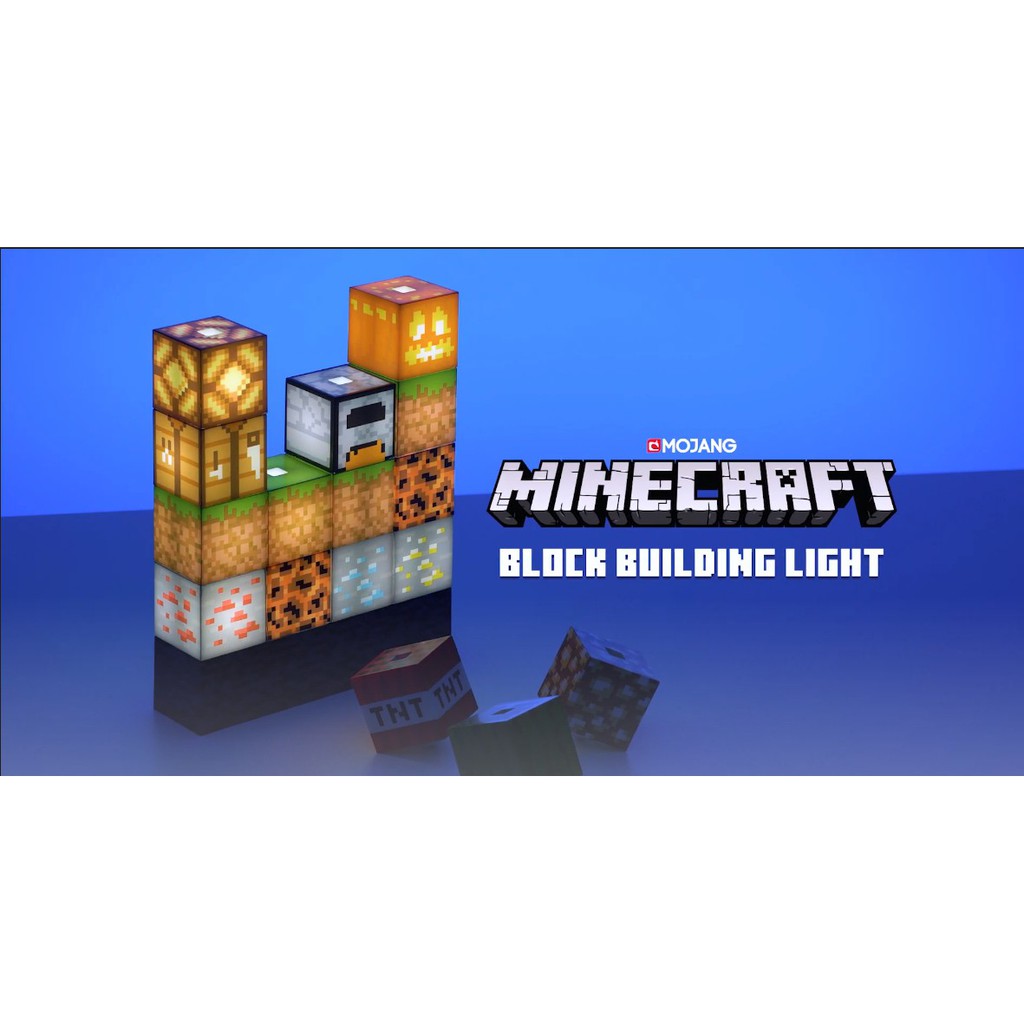 Minecraft我的世界創世神積木式建築燈夜燈實況裝飾燈現貨 蝦皮購物