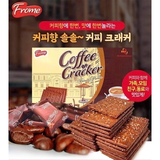 (現貨)(韓國代購) 韓國 Frome Coffee Cracker咖啡酥脆餅乾 香脆咖啡餅