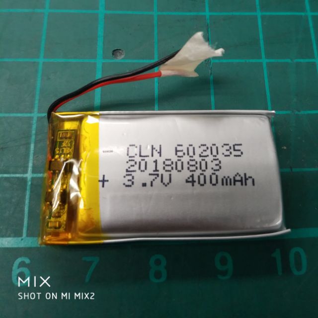 602035 3.7V鋰聚化合物電池 400mAh 毫安(現貨)