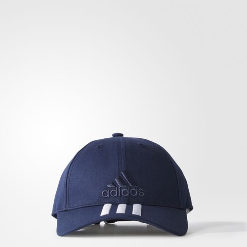 ADIDAS SIX-PANEL CLASSIC 3-STRIPES CAP 帽子 休閒 老帽 棒球帽 藍 BK0808