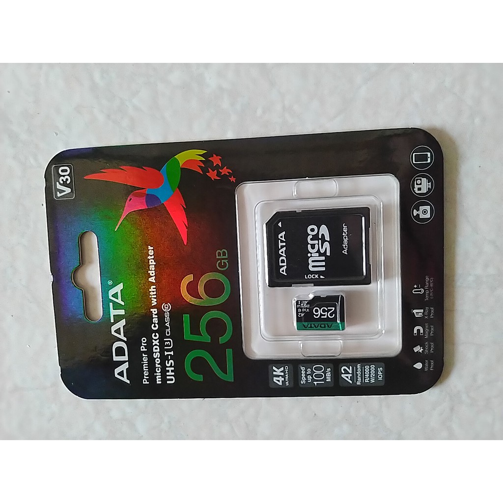 威剛 ADATA Premier Pro microSDXC 256G記憶卡 UHS-I U3 A2 V30