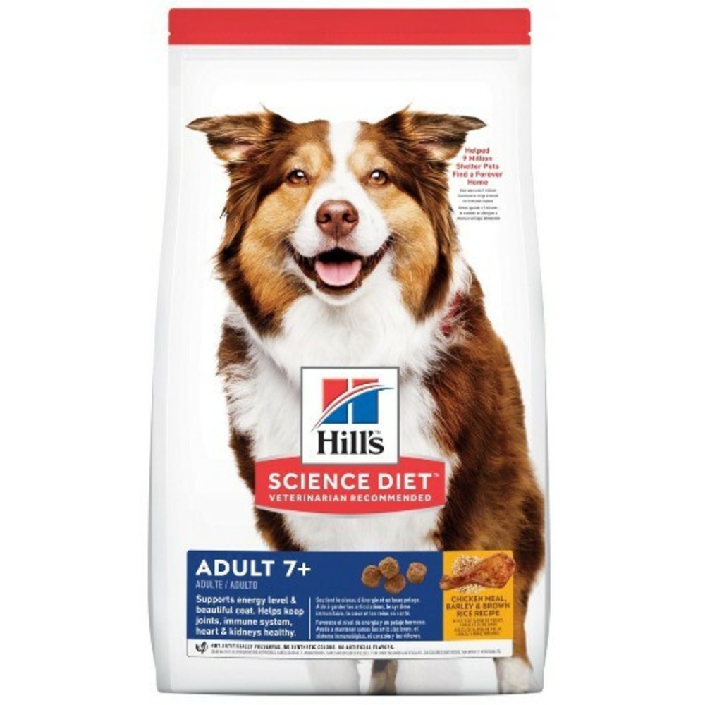 【小川萌寵】Hills希爾思 熟齡犬活力長壽配方-原顆粒 (雞肉、大麥與糙米) 7.5kg 6939