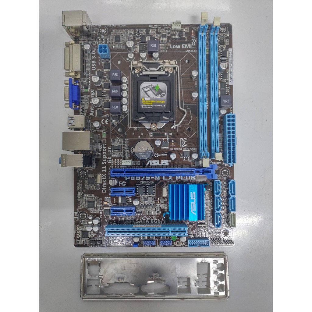 ASUS華碩 P8B75-M LX PLUS主機板.可裝Core i5 i7 2600 3450 3470 3770K