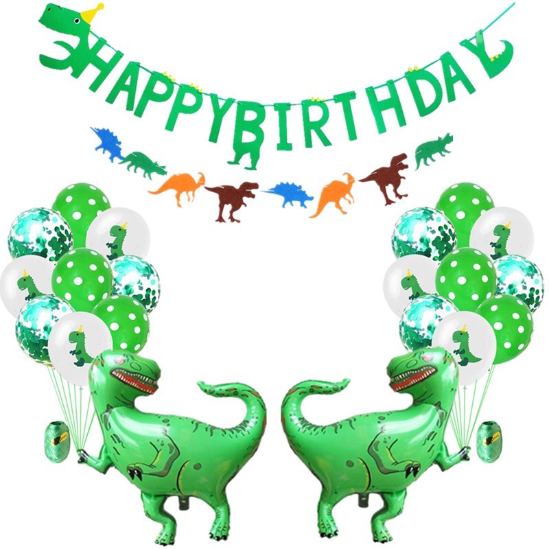 🦕現貨在台🦕氣球 生日氣球 恐龍氣球套餐 生日氣球佈置 生日佈置 男孩生日 恐龍氣球 恐龍氣球套餐 生日佈置 氣球