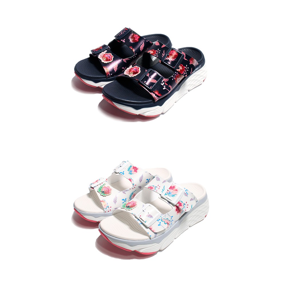 SKECHERS 女 MAX CUSHIONING SANDAL拖鞋140119NVMT 140119WMLT 廠商直送