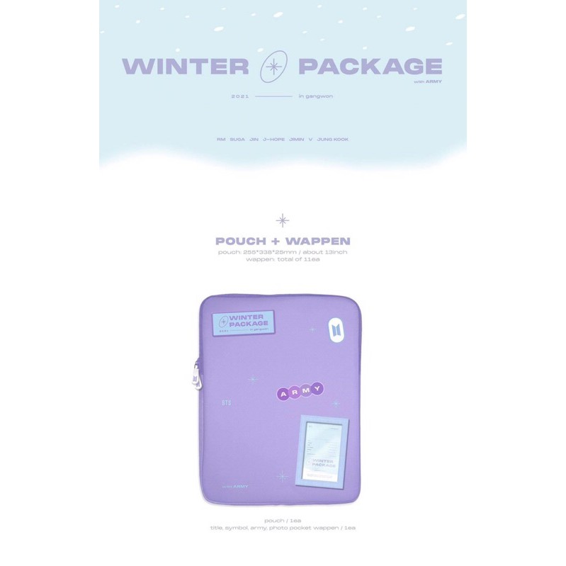 BTS 2021 Winter Package 冬日寫真 拆售