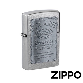 ZIPPO 傑克丹尼聯名款-灰色標章防風打火機 48284 美國設計 官方正版 現貨 限量 禮物送禮 客製化 終身保固