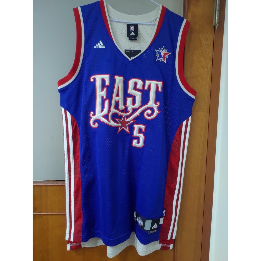 NBA Kevin Garnett 2008年紐奧良明星賽AllStarGame Adidas SW球衣L號全新含吊