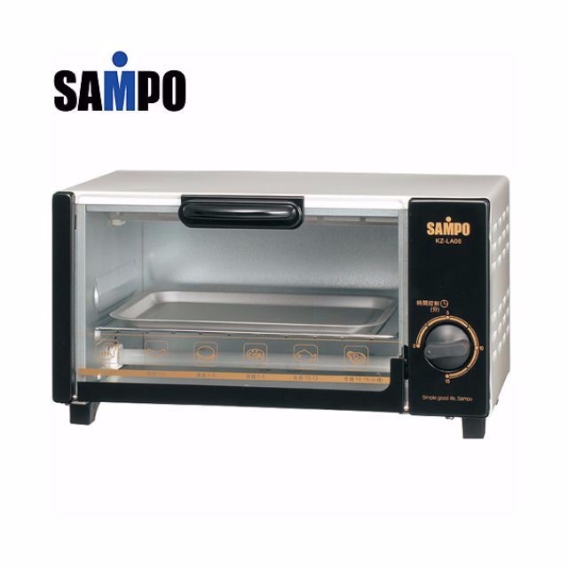 『SAMPO』☆聲寶-6L電烤箱 6L定時烤箱KZ-LA06 /KZLA06