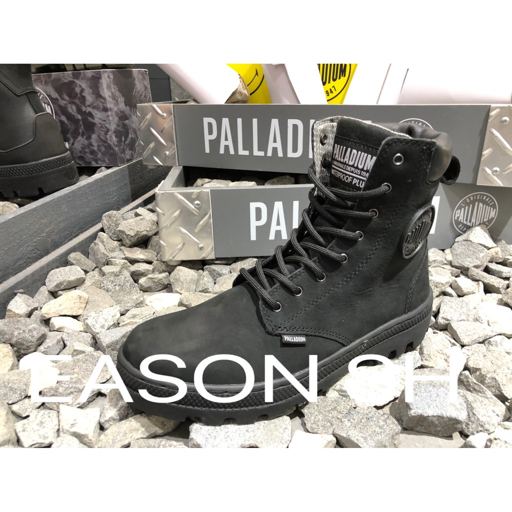 🔥補貨到🔥EASON SH（免運費）新世代 PALLADIUM 防水系列 96449-008 皮革潮靴大作首發（女款）