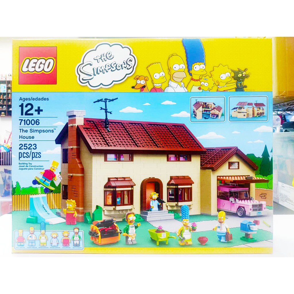 ☆薇小舖☆ 便宜賣 樂高 LEGO 辛普森家族 辛普森家庭 辛普森的家 The Simpsons House 71006