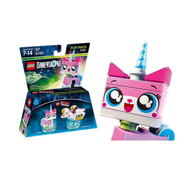 全新盒裝 Lego dimensions 樂高 次元 樂高玩電影 獨角貓 unikitty  lego 71231