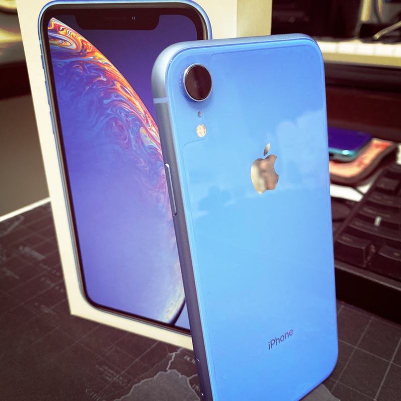 iPhone XR 128g 經典水藍色！