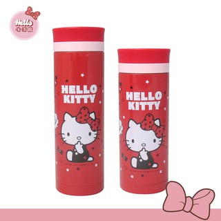 【hello kitty】紅色保溫杯480ml/350ml 喝水必備 清涼一夏