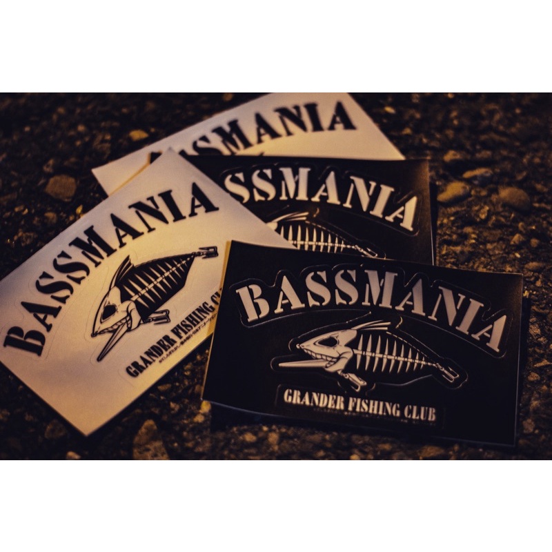 《Top_lure》Bassmania X 武藏 天才小釣手  經典 九鬼骷顱路亞 貼紙