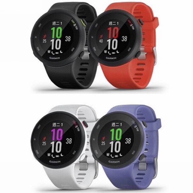 送玻璃貼［全新公司貨-一年保固] 顏色請先詢問 Garmin Forerunner 45 45S GPS腕式光學心率跑錶