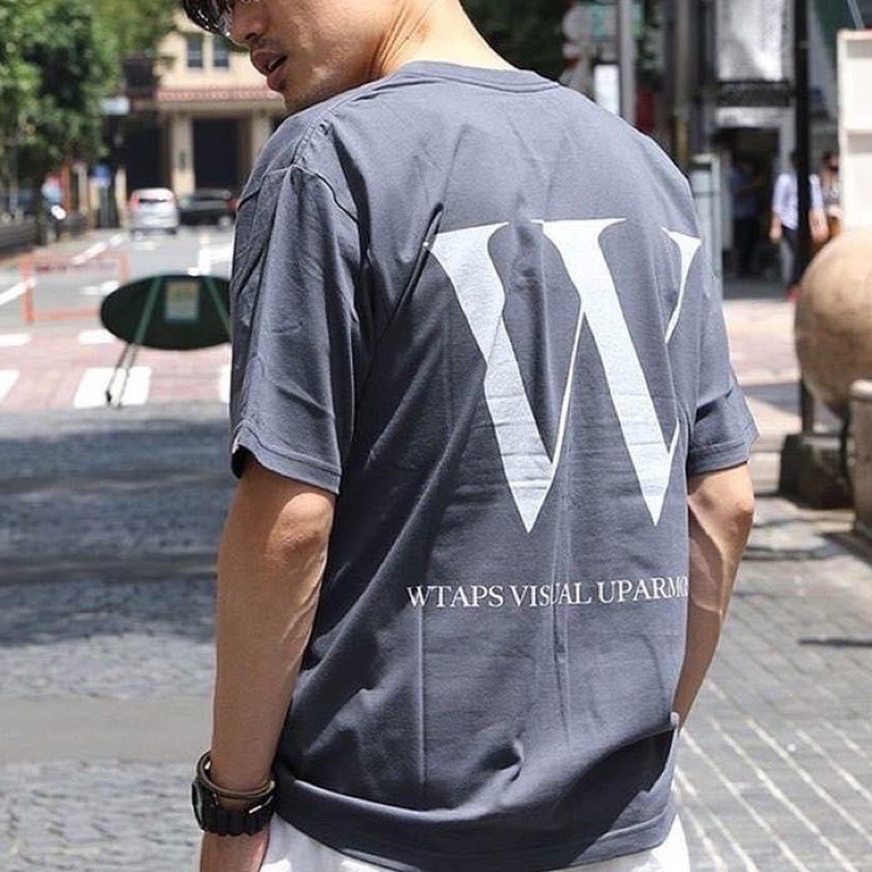 20SS WTAPS W / Tee 短袖T恤T-shirt 碳灰灰藍| 蝦皮購物