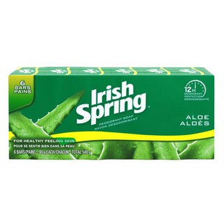 Irish Spring Aloe Deodorant Bar Soap蘆薈除臭劑肥皂