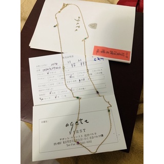 正品日本輕珠寶agete 2014限定款紅寶石珍珠土耳其石項鍊