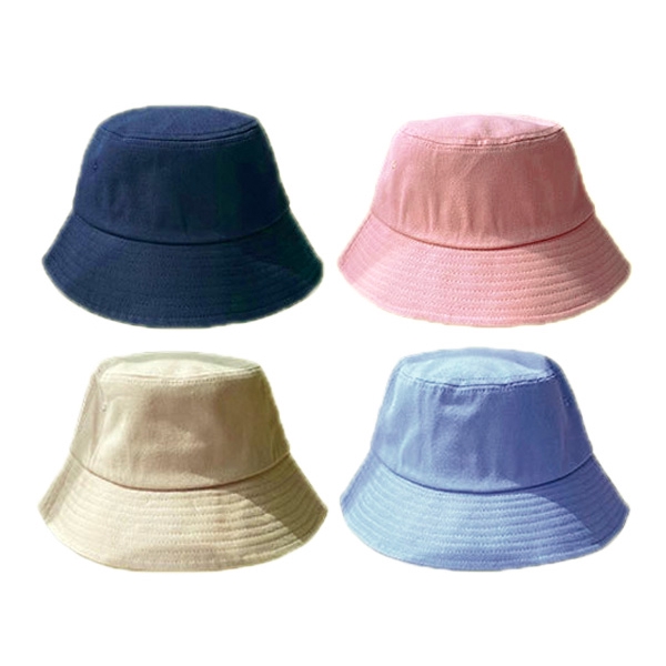 韓版簡約風漁夫帽／遮陽帽(1入)【小三美日】D021701