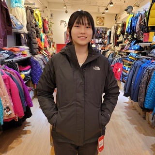 【戶外風】【The North Face】女 HyVent防水化纖可套接兩件式外套
