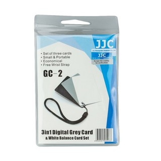 隔日到貨 JJC GC-2 標準測光用 白平衡灰卡白卡黑卡三片裝三卡合一灰板 8.5X5.4cm
