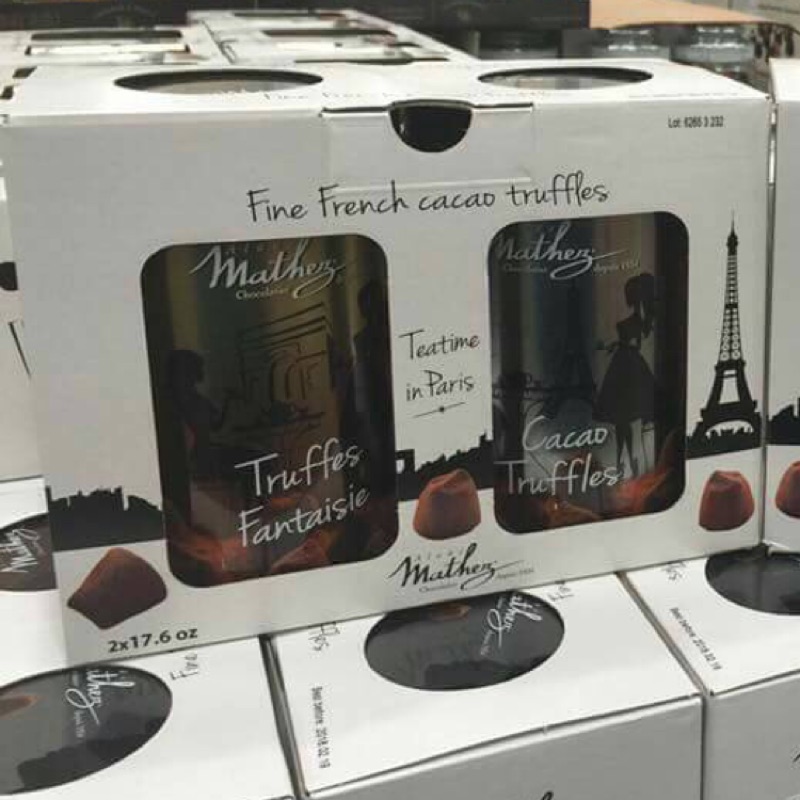缺貨中 好市多代購法國進口罐裝truffle 松露巧克力 500gx2=1kg