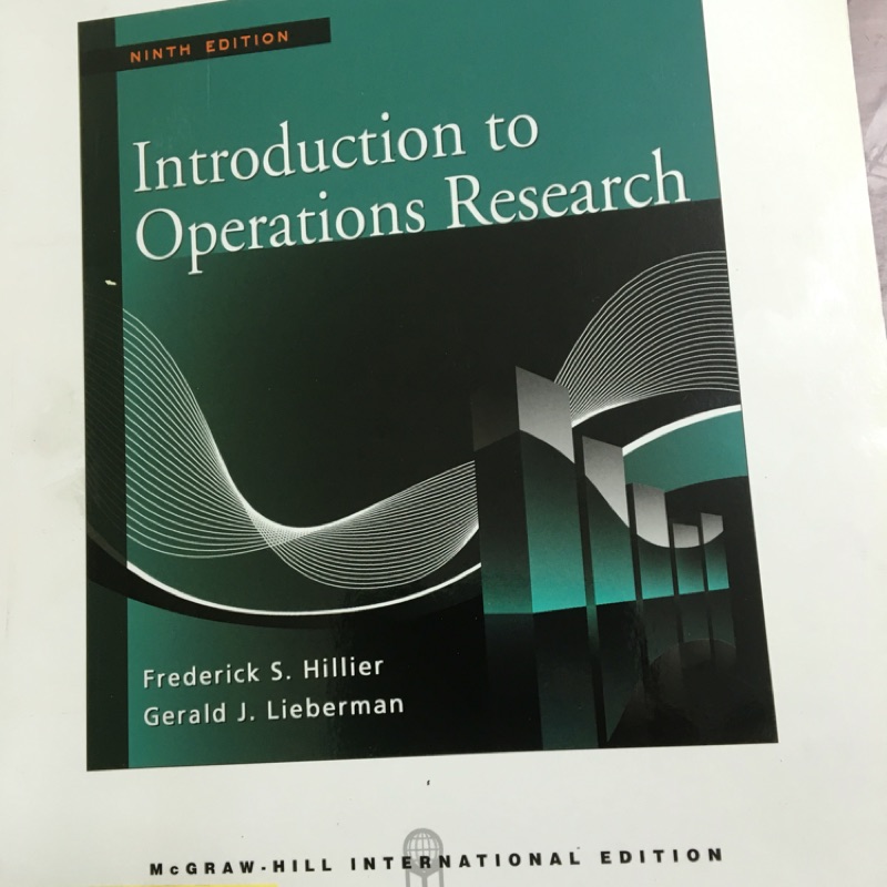 Introduction to Operations Research 9th Edition   Hillier