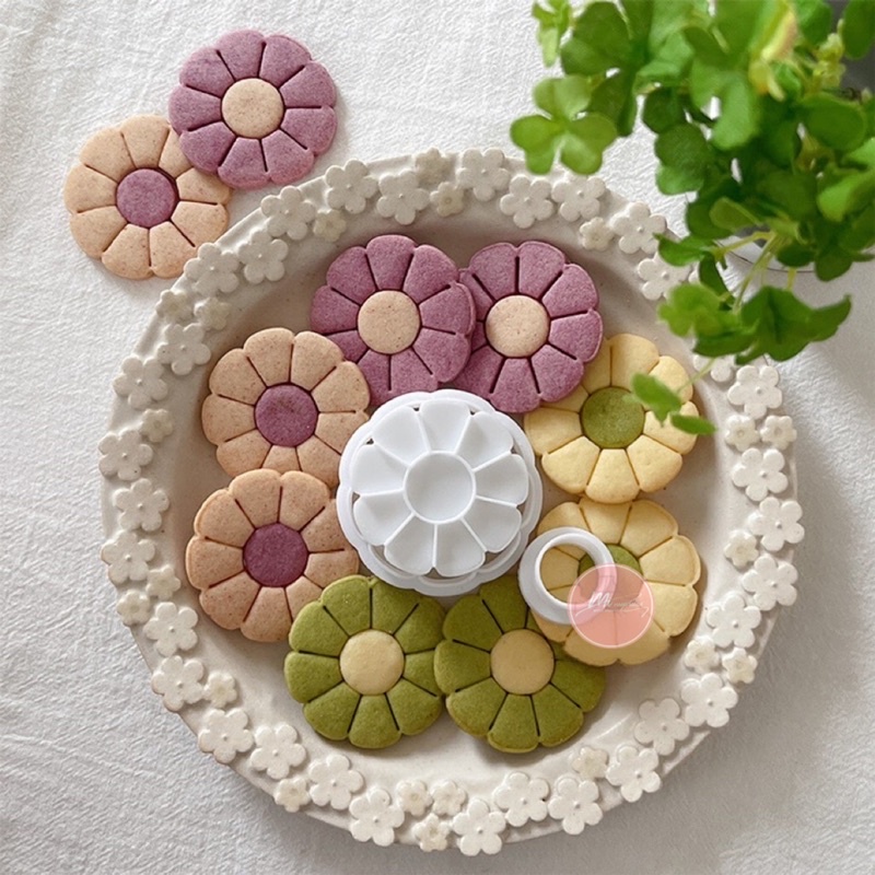 『Mi烘培』花朵造型餅乾模 Diy烘焙壓模 向日葵餅乾模具 親子 烘培 手工餅乾 造型模具 3D模 餅乾模 向日葵 雛菊