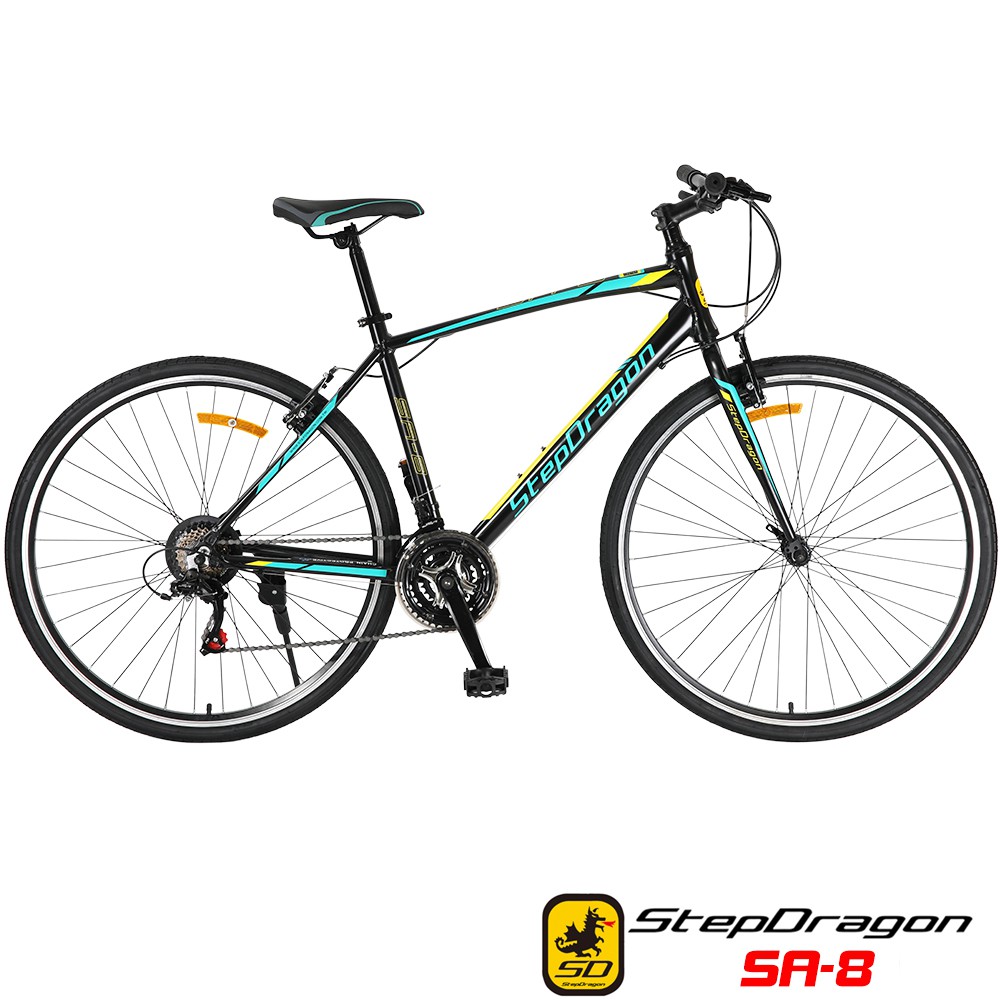 【StepDragon】SA-8旅行者 搭配 SHIMANO 21速 煞變合一 鋁合金平把公路車