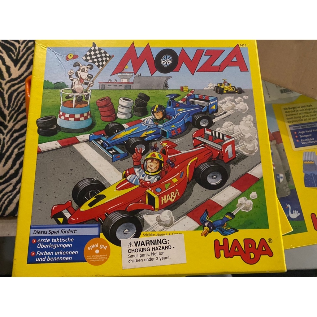 2手 HABA 兒童桌遊小小賽車手 Monza 桌上遊戲 HABA
