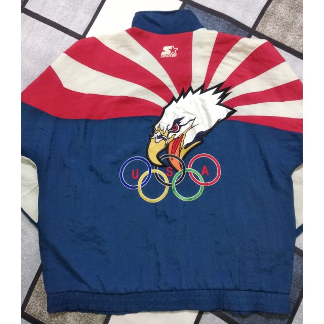 [amerimonvintage]Starter 1996年亞特蘭大奧運美國代表隊防風外套