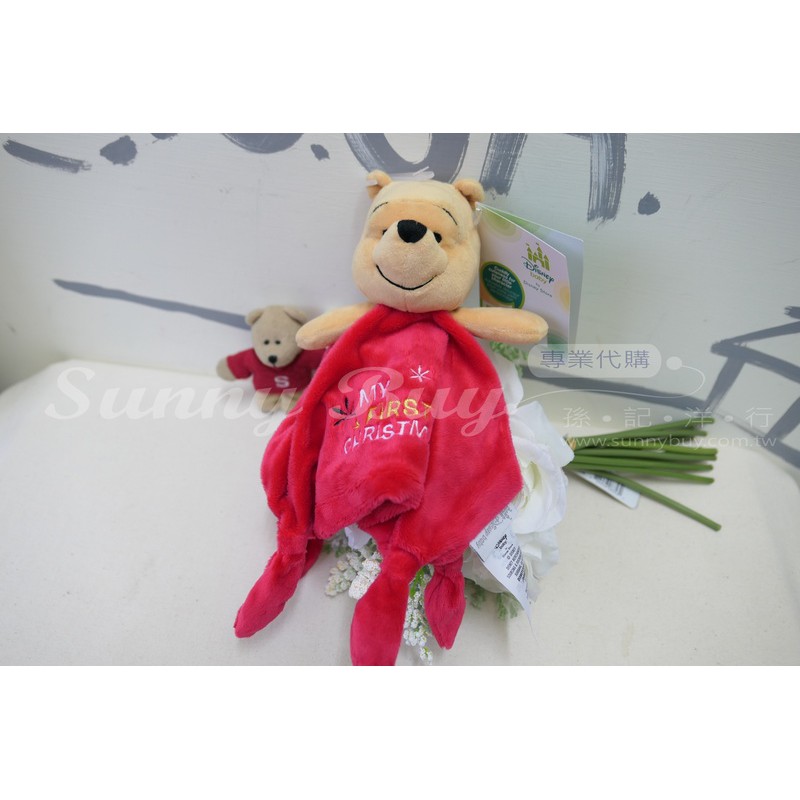 【Sunny Buy】◎現貨◎ 迪士尼 小熊維尼 Pooh 嬰兒毯 Disney 聖誕節版