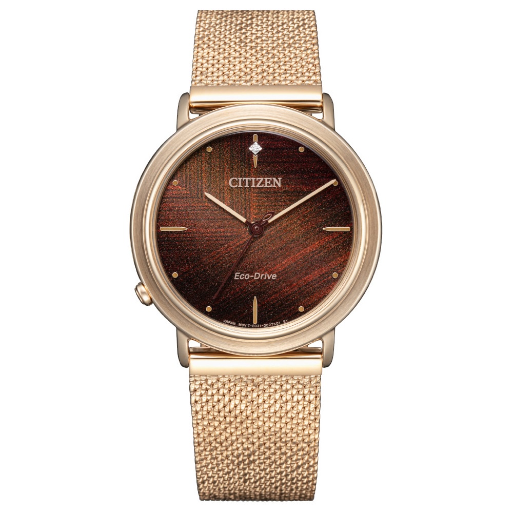 CITIZEN L系列 EM1003-48X《雙錶帶限定組》34mm/光動能/水晶防刮鏡面/公司貨【第一鐘錶】