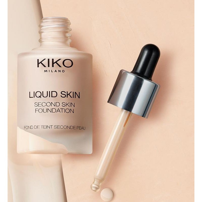 【黛咪🇮🇹義大利代購】KIKO滴管柔光粉底液 第二皮膚效果LIQUID SECOND SKIN FOUNDATION