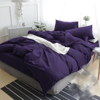 【經典素色-薰衣紫】MIT台灣製100%精梳棉 單人/雙人/加大/特大 被套床包枕套系列可訂做特殊尺寸