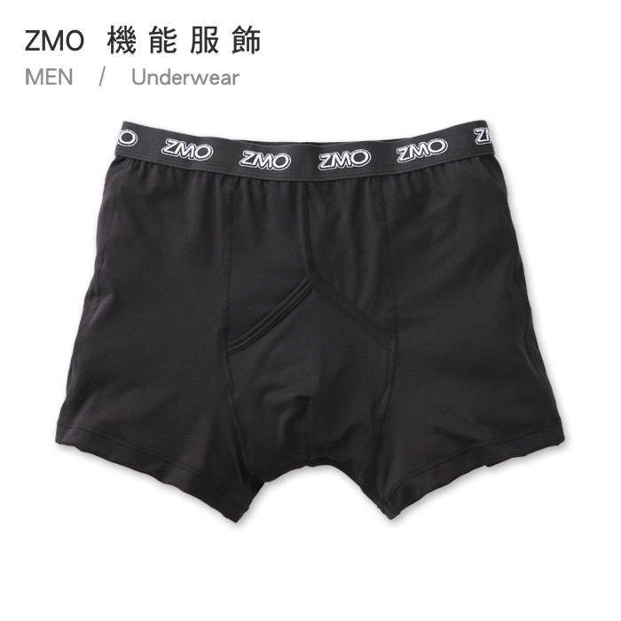 【ZMO】男運動四角內褲-黑色