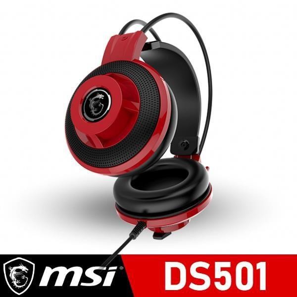 MSI 微星 DS501 玩家級線控電競耳麥 居家辦公 學習