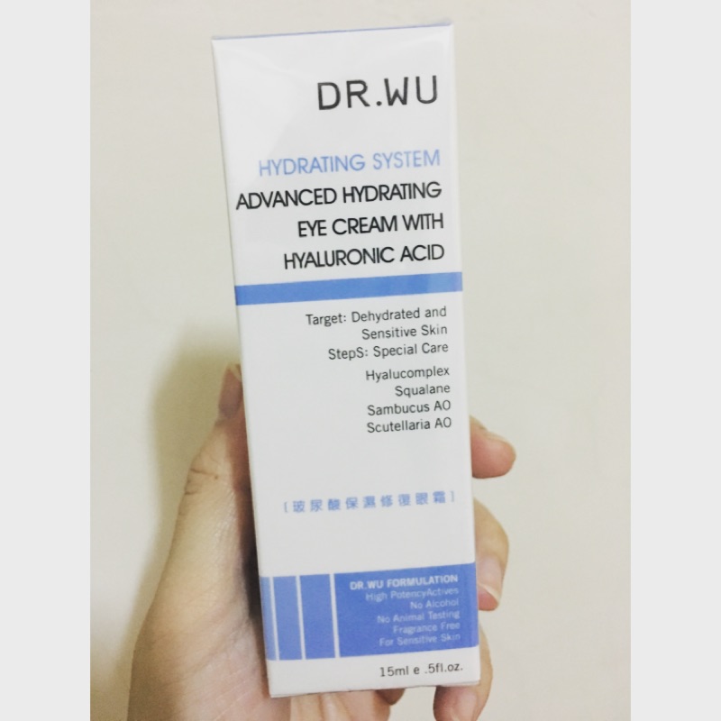 DR.WU玻尿酸保濕修護眼霜15ml