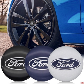 高品質🚗4片 56MM 福特汽車標誌 輪轂蓋貼紙 徽標輪轂貼 FORD RANGER FIESTA FOCS TABL