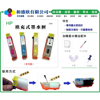 【Pro Ink 連續供墨】HP 564 - C309 C310a C410a 填充式墨水匣 + 寫真奈米墨水‧含稅