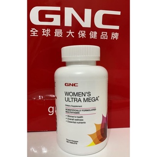 【生活館】GNC 女性綜合維他命 長效均衡型 (不含鐵/碘) 銀寶優卓美佳 中年50+ Women 女綜